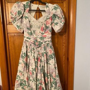 Vintage Floral Dress
